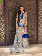 WEDDING SHARARA PALAZZO SALWAR SUIT PLAZZO KURTI SHALWAR KAMEEZ PAKISTANI INDIAN