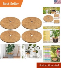4pcs Coconut Fiber Mulch Ring Tree Plant Prot...