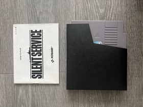 Konami Silent Service (NES) Complete w/ Box & Manual 1990 Submarine Simulation