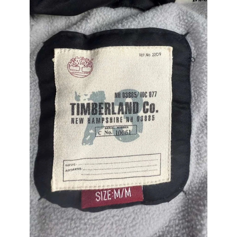 Chaqueta Parka Timberland Mujer M Negra Forrada de Vellón Imitación Piel Con Capucha Forrada de Vellón Foto 3 de 4