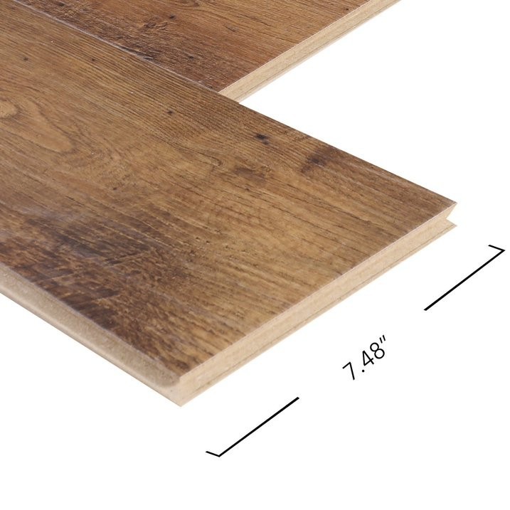 QuickStep by Mohawk Longview Chestnut Waterproof Laminate Flooring, 17. ...