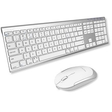 Premium Bluetooth Keyboard and Mouse for Mac  Compatible Wireless Apple Keyb...