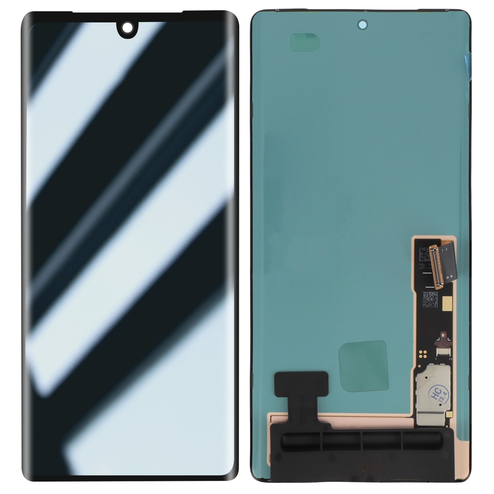 Écran LCD Pixel 7 Pro complet Clappio bloc vitre tactile noir