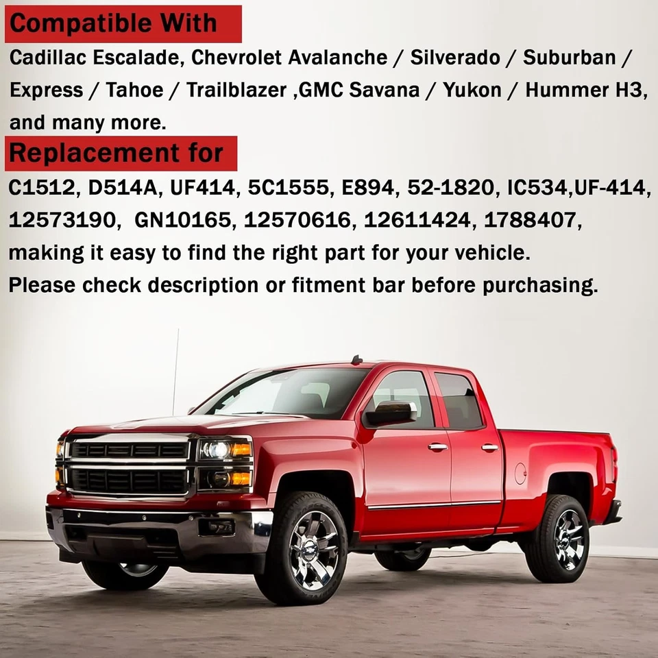 Bobinas de encendido redondas y cables de bujía para GMC Sierra 1500 2007-2017 5,3 L V8 8X Foto 4 de 4