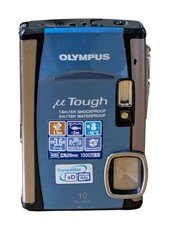 Olympus  Tough 6000 Blue Waterproof Shockproof 10MP Camera 3 6X Zoom