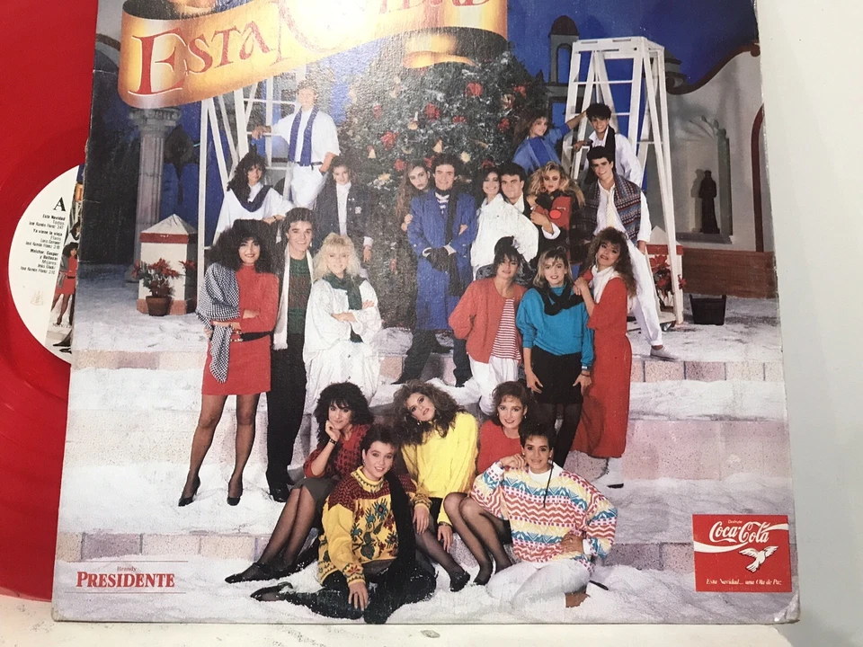 Esta navidad LP  Mijares flans Timbiriche Yuri  Sasha (EX) Disco Craqueado Foto 2 de 4