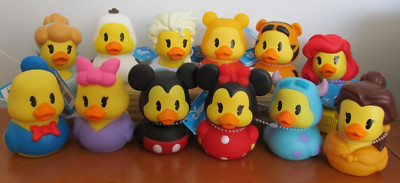 Disney Rubber Ducks- Mickey, Donald, Pooh, Belle, Cinda, Sully, & Stitch & More