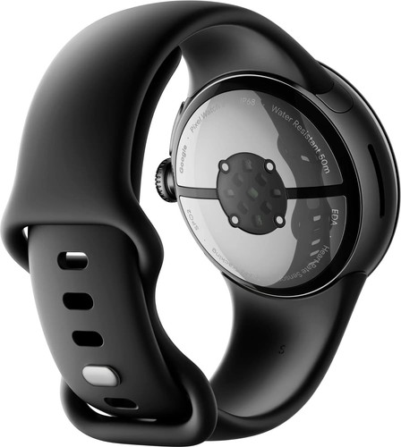 Google Pixel Watch 2 matowy czarny smartwatch z opaską obsydianową LTE (GA04941-US) - Zdjęcie 4 z 6