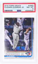 2019 Topps Update Vladimir Guerrero Jr. #US62 PSA 8 Rookie RC