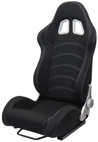 SPORTSITZ SCHALENSITZ TENZO-R STOFF SCHWARZ MIT LAUFSCHIENEN - Bild 2 von 3