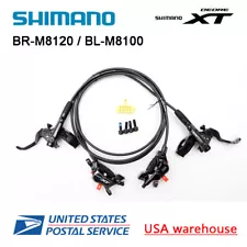 SHIMANO XT BL-M8100 BR-M8120 4 Pistons Disc Ice Tech Hydraulic Brake Set