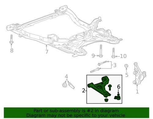 Brazo de control inferior delantero derecho GM 2015-2021 GM Chevrolet Trax 95328053 fabricante de equipos originales nuevo Foto 2 de 2
