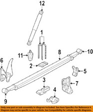 GM OEM 10-26 Canyon Rear Suspension Suspension Components-U-Bolt 15872657
