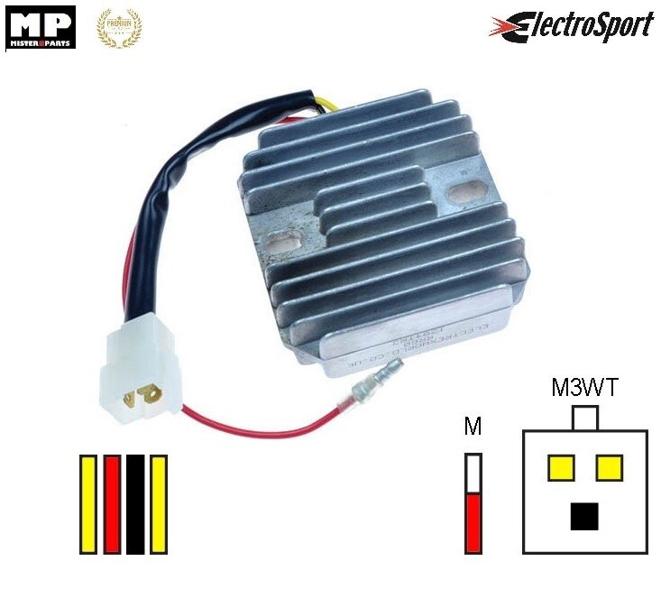 Régulateur redresseur RR60 pour moto Kawasaki KH400 et KZ440 LTD