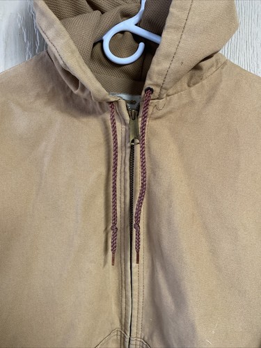 Vtg Key Imperial Jacket Men 2X Large Reg Chore Work Trucker Canvas Patch On Back - Picture 10 of 13