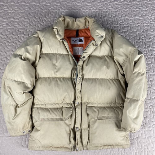 brown north face bubble jacket
