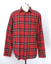 EX COND Old Navy Red Blue Plaid 100 Cotton Flannel Lumberjack Shirt XL Reg Fit