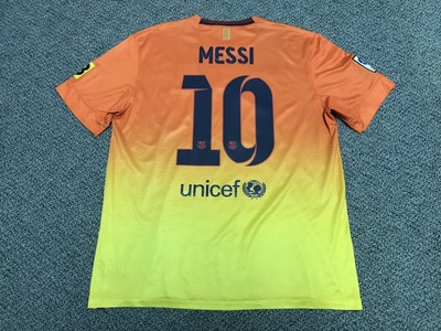 barcelona orange away kit