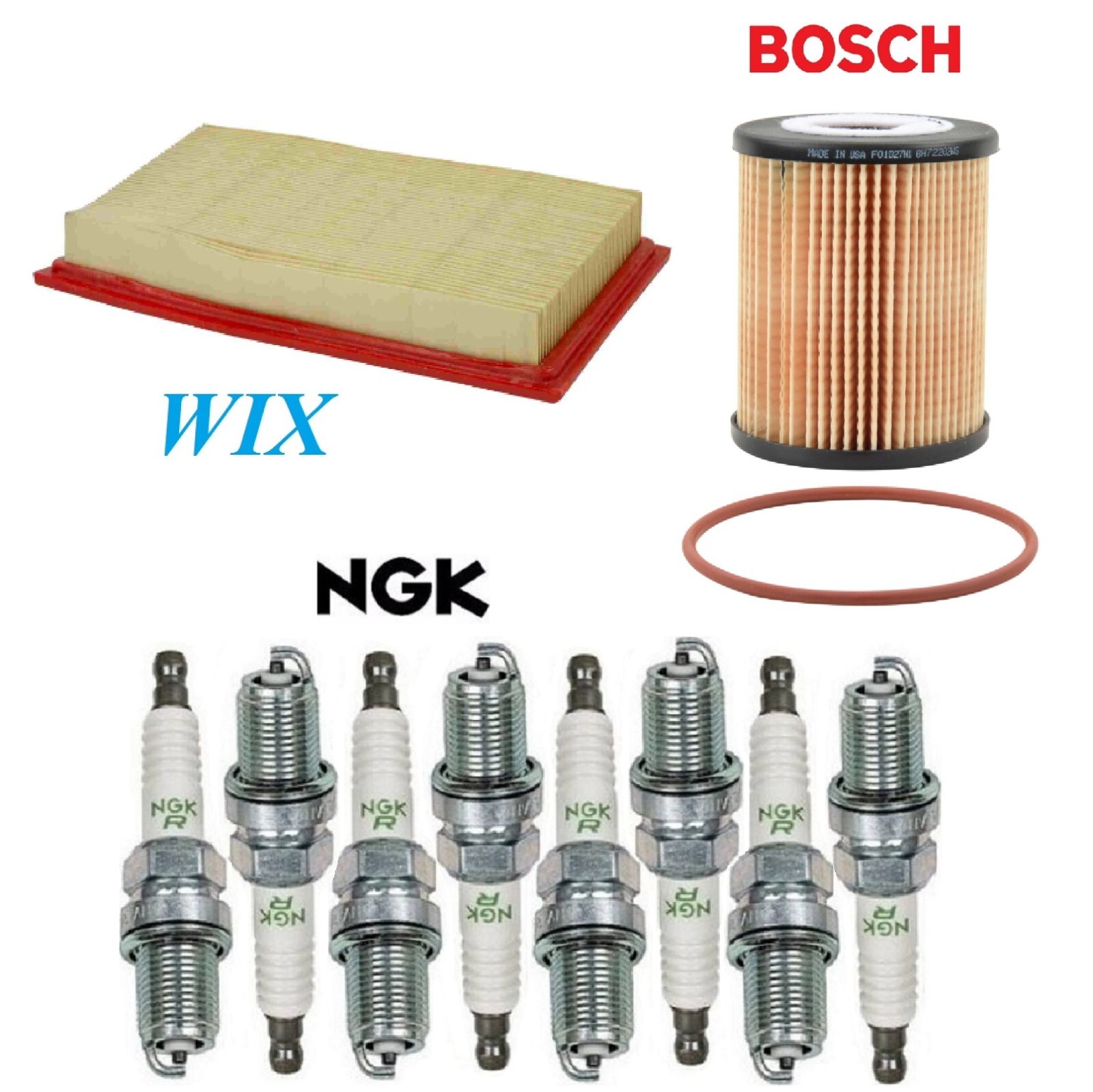 Tune Up Kit Air Oil Filters Spark Plugs For FORD GT V8 5.4L 2005-2006