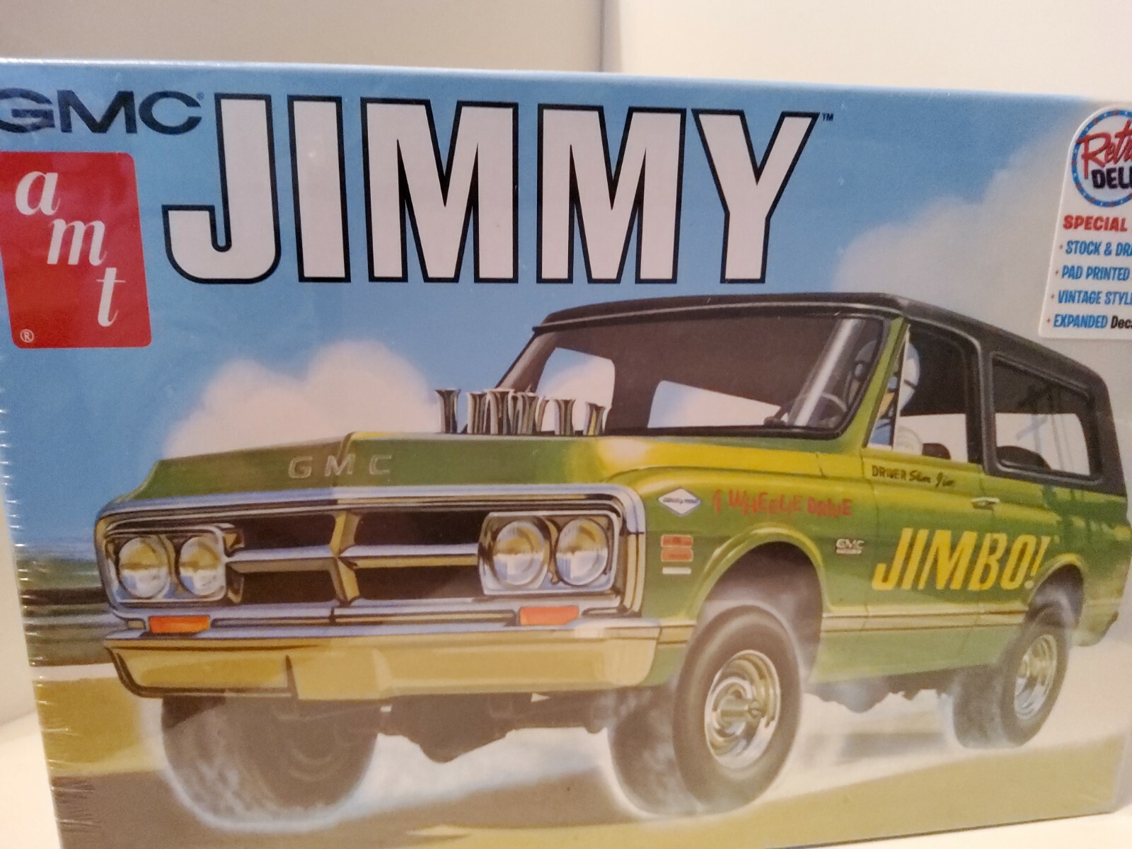 1/25 GMC JIMMY 4X4 2in1, STOCK,DRAG,OFF ROAD,, AMT PLASTIC KIT