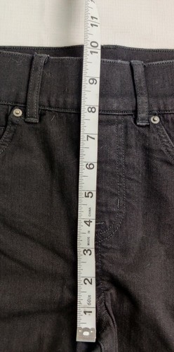 Spanx Women's Black Skinny Jeans Petite Stretch Elastic Waist Size XS/TP 20278Q - Picture 9 of 10