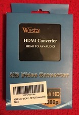 WiiStar HDMI Converter HDMI To AV  Audio HD Video Converter