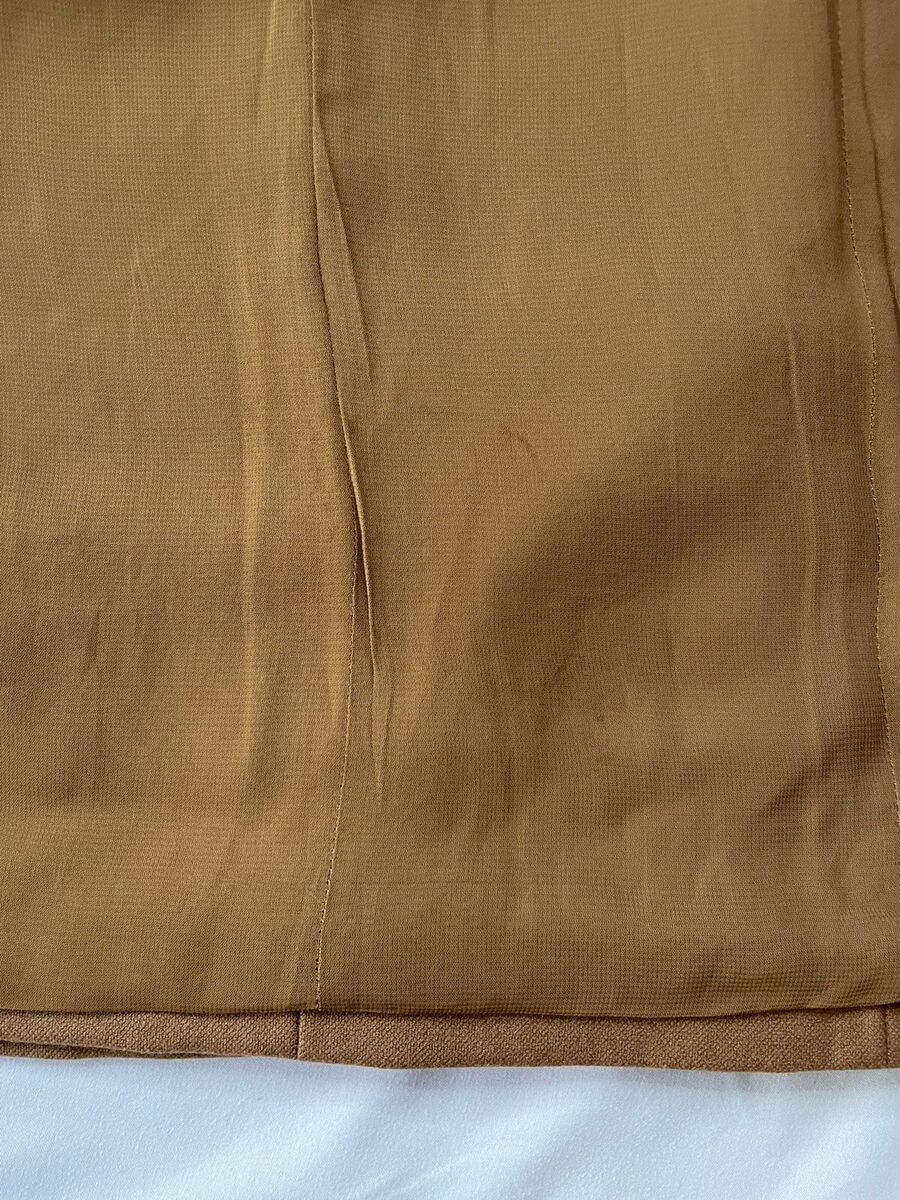 Prada Vintage Archive Spring 1996 Camel Brown Wool Skirt Set Prada Vintage Archive Spring 1996 Camel Brown Wool Skirt Set