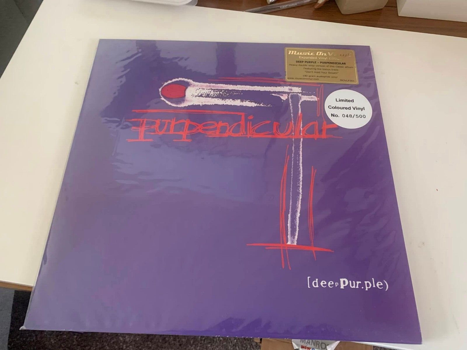 Deep Purple – Purpendicular Double 180gram Purple Vinyl LP 2012 Numbered 48/500