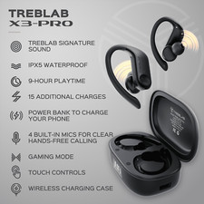 TREBLAB X3 Pro True Wireless Earbuds - Wireless Bluetooth 5.3, 145H Playtime 4