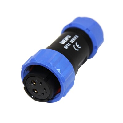SP2110/S5B II 1N Stecker weiblich SP21 PIN: 5(2+3) IP68 7-12mm Löten 500V WEIPU