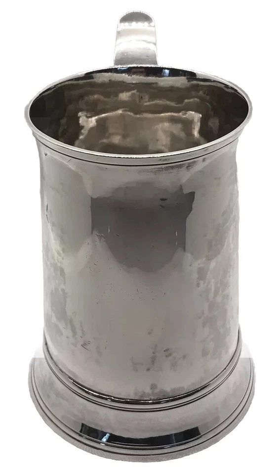 Taza de pinta de plata rara de Jorge III Peter, Ann y William Bateman Londres 1801 Foto 4 de 4