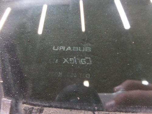 2010-2014 Subaru Legacy Right Rear Window Vent Door Glass 62012AJ20A GS0 - Picture 2 of 3