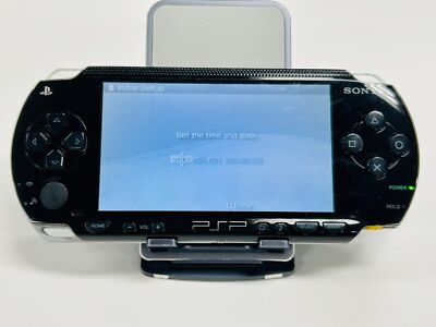 Sony PlayStation Portable PSP-1000 Black Console Box Japan