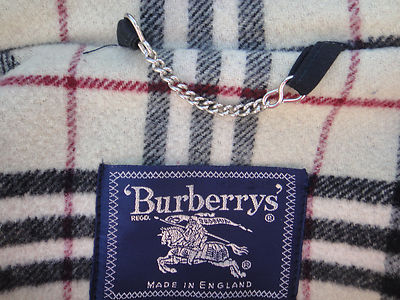 BURBERRY LONDON Duffle Coat Leather/Horn/Toggle Maroon/Novacheck
