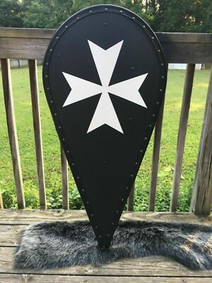 Larp Warrior X-MAS GIFT Medieval Knight Drachen Templer Shield II Cosplay Rol...