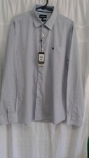 Men shirt/ Reserve est-1984/ xxL / cotton fabric/ blue/ with tags on