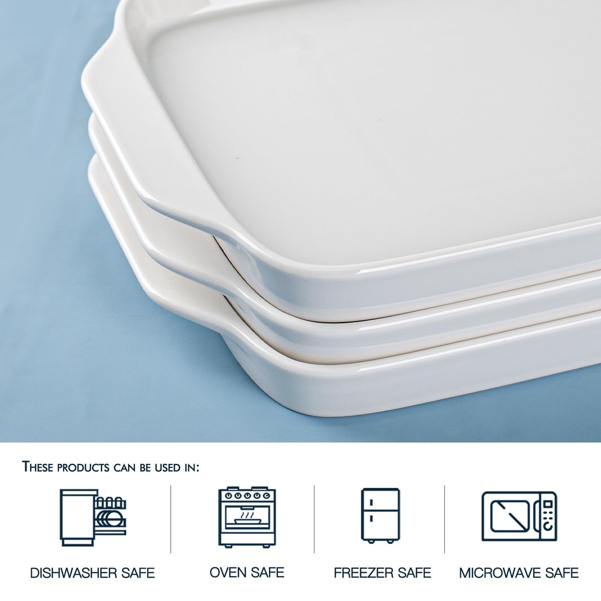 Big W White Rectangle Serving Platter Large Serving Platter With