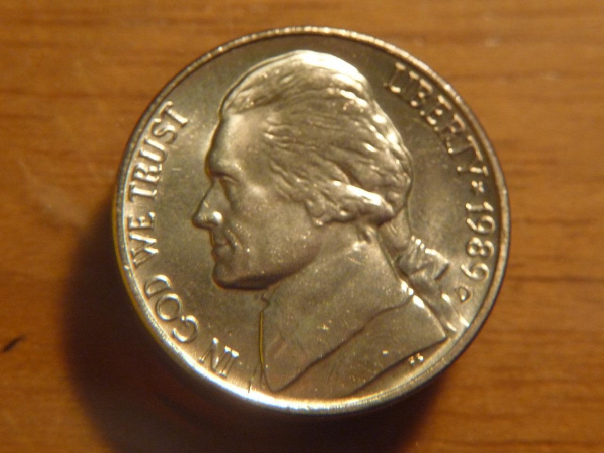 1989-D Jefferson Nickel Full Steps Uncirculated Condition