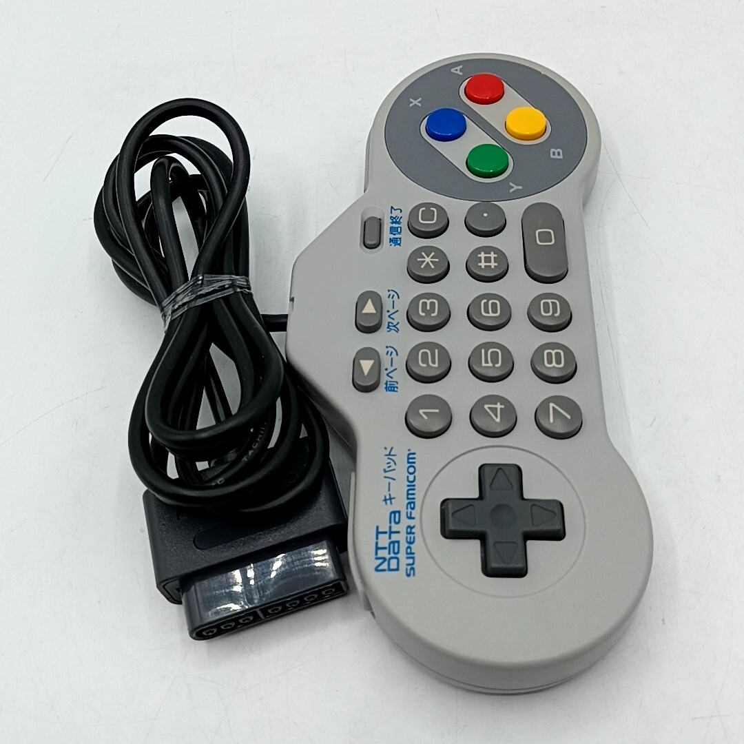 Nintendoニンテンドー スーパーファミコン NTT DaTaキーパッド Super Famicom NTT Data Keypad Controller NDK10 Nintendo