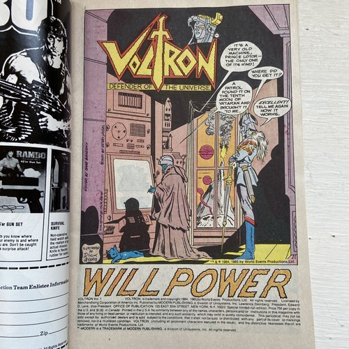 Voltron 1, 2 e 3 Set Completo 1985 Ottime Condizioni Defender of the Universe - Foto 4 di 9