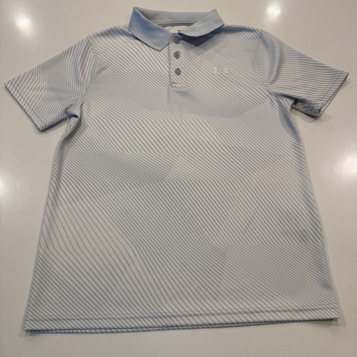 UNDER ARMOUR HEATGEAR Loose Youth Medium Short Leave Polo You choose - Picture 4 of 24