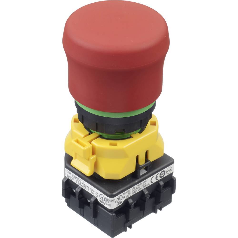 Idec XW1E-BV4TG04MFR Interruttore di arresto di emergenza 250 V 3 A 4 NC IP65 1
