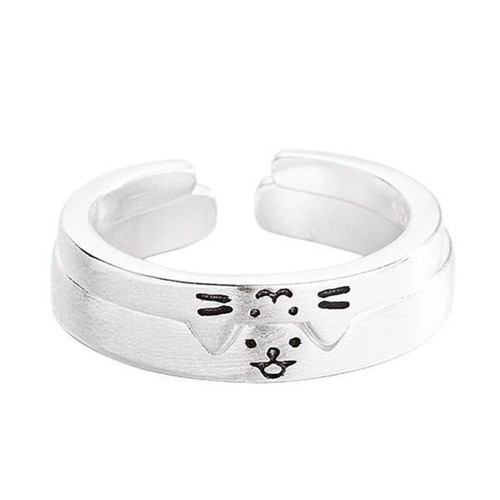 Lightweight Cats Dog Ring Youthful Fashion Accessory Trendy Stackable Jewelry