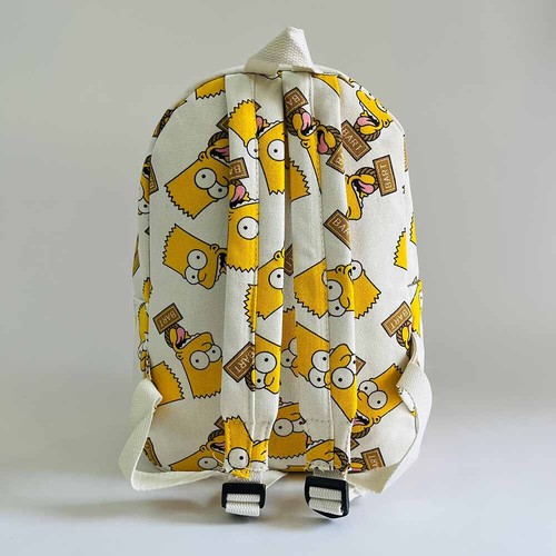 Simpsons Anime Backpack School Bag Student Knapsack Rucksack Travel Cute - Picture 5 of 7