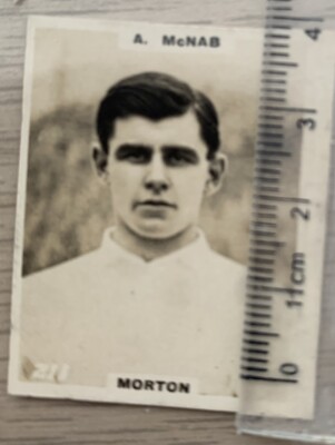 Pinnace / Tabakkarte / FUSSBALLER, 1920 um / Morton / A McNAB