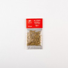 Amati AM4705-01 Brass Screw Eyelets Type 1 (100 pcs) Modeling