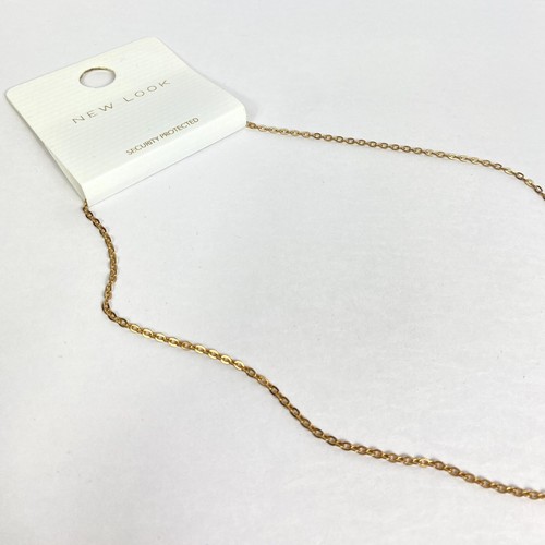 NEW LOOK Gold Sparkly Diamanté Gem Padlock Necklace | Party Unique Gift Summer - Picture 13 of 15