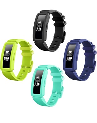 Compatible with Fitbit Ace Strap for Kids 6+, Pack Colorful Soft