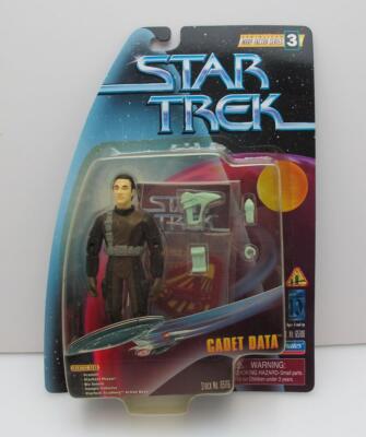 Star Trek Warp Factor Series 3 Cadet Data Action Figure Playmates 1997