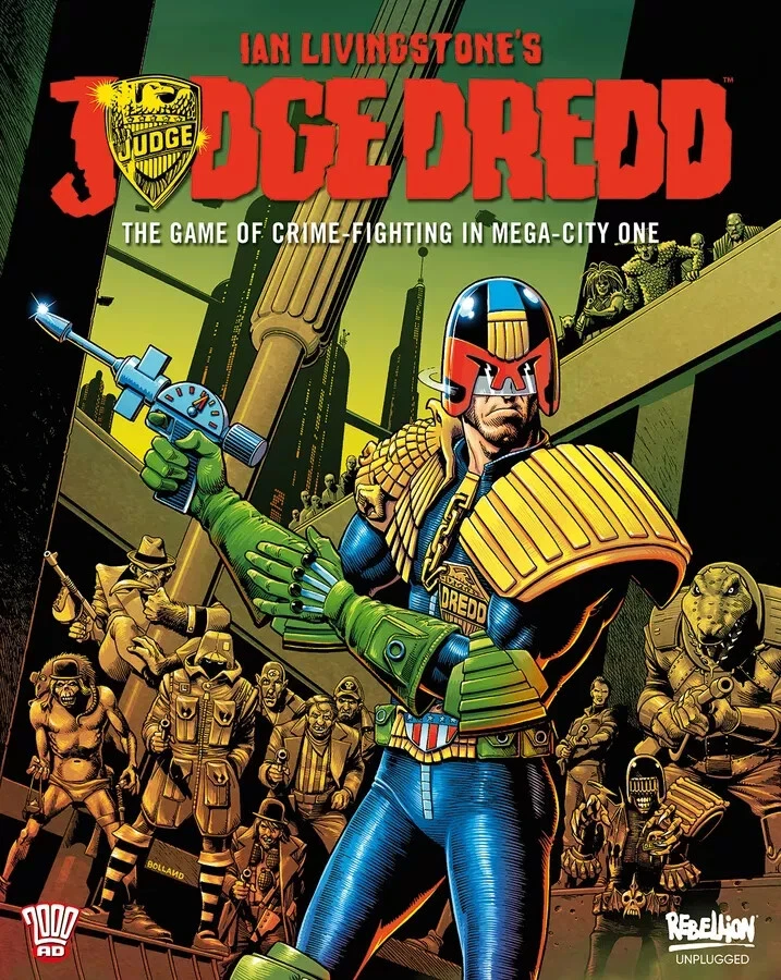 REBELLION JUDGE DREDD Board Game - Ian Livingstone - New & Sealed